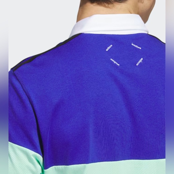 Men’s Adidas Adicross Block Polo Golf Shirt - Picture 7 of 14